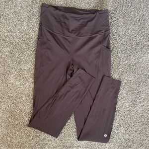 Fast and Free High-Rise Tight 28” 5 Pocket Leggings Brown Women’s Size 8